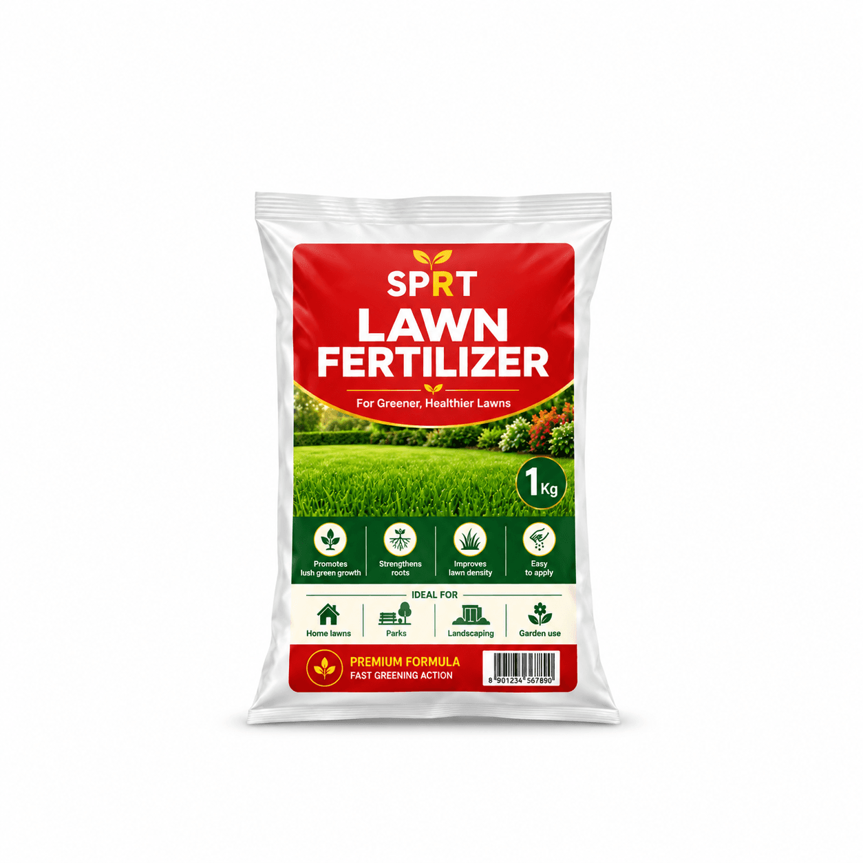 SPRT Lawn Fertilizer 1kg for Green Grass & Healthy Lawns — view 1
