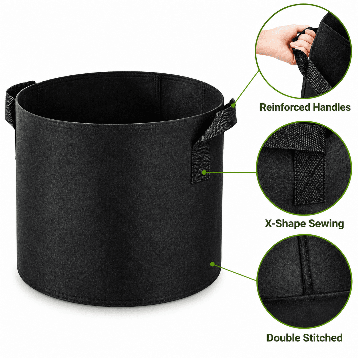 7 Gallon Grow Bag 13×12 Inches — gallery 2