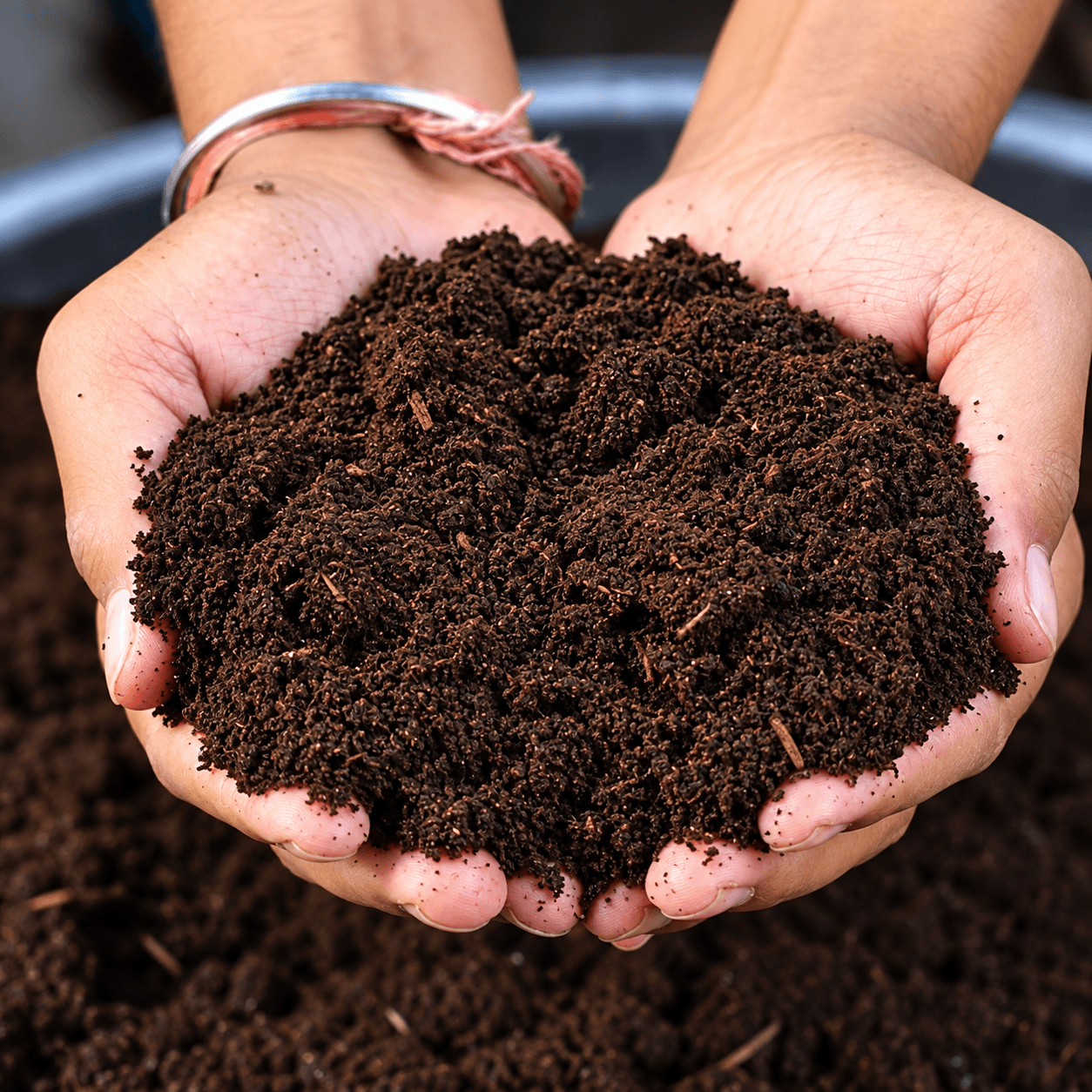 Premium Worm Compost 1kg – Organic Vermicompost for Plants — gallery 3