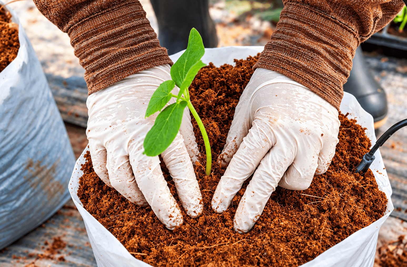Premium Ready-to-Use Coco Peat 1kg for Plants & Seedlings — gallery 2